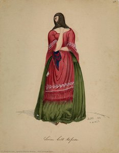 [Half covered lady]