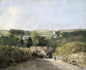 A View of Osmington Village with the Church and Vicarage