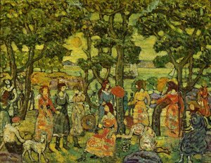 Landscape With Figures 1 — Maurice Brazil Prendergast