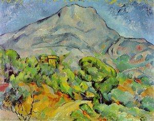 Road Near Mont Sainte-victoire — Paul Cézanne, Post-impressionism