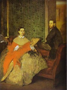 Portrait Of Edmondo And Thérèse Morbilli — Edgar Degas