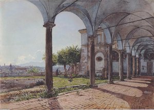 View From The Monastery Of Sant 'onofrio In Rome — Rudolf Von Alt