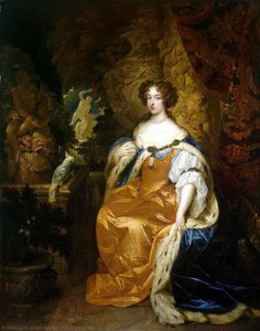 Portrait Of Mary Stuart Ii — Netscher, Caspar, Baroque