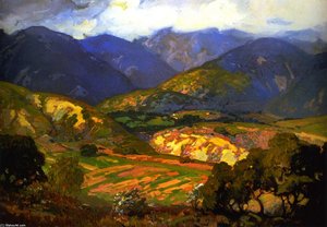 Clouds Drifting Over The Mountains — Franz Bischoff