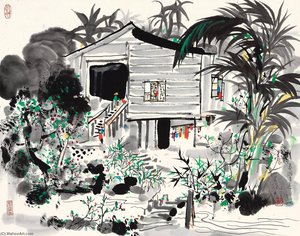 Farmsteads In Chiang Mai Of Thailand — Wu Guanzhong