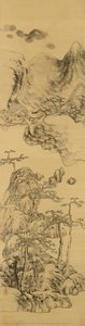 Landscape In The Style Of Wu Zhen, (1280-1354) — Bada Shanren, Scholar-amateur Painting