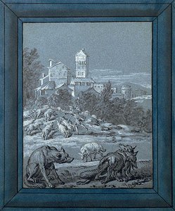 The Wolf And The Fox — Jean-baptiste Oudry
