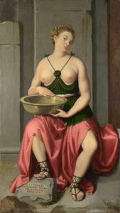 The Vestal Virgin Tuccia — Moroni, Giovanni Battista