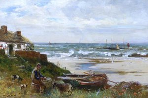 View Of Runswick Bay — Edwin Ellis