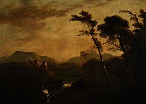 Landscape With Two Monks — Richard Wilson
