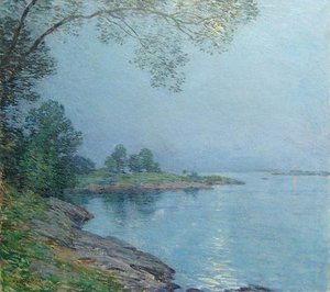 Moonlight, Kittery Maine — Willard Leroy Metcalf
