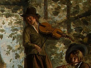 Dancing Couple(detail) — Jan Havickszoon Steen