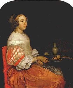 Young Lady At Her Breakfast — Eglon Hendrik Van Der Neer
