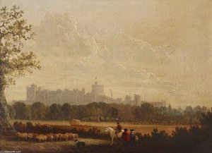 Distant View Of Windsor Castle — Edmund Bristow