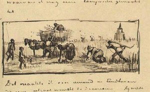Wheat Harvest — Vincent Willem Van Gogh