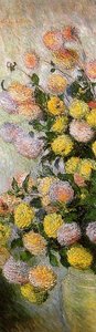 Vase Of Dahlias — Claude Monet