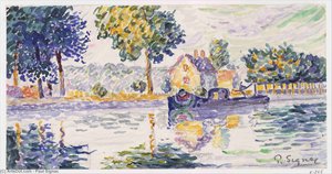 View Of Siene, Samois — Paul Signac