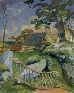 The Gate — Eugène Henri Paul Gauguin, Post-impressionism