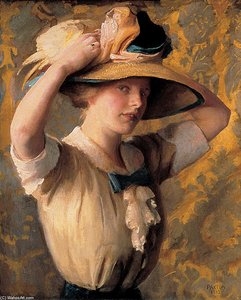 The Shade Hat — William Mcgregor Paxton