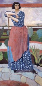 Dorelia Mcneill (1881–1969), In The Garden At Alderney Manor — Augustus Edwin John