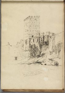 Roman Wall And Tower — Thomas Cole, Hudson River School