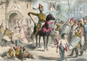 William Inspecting The Volunteers Previous — John Leech