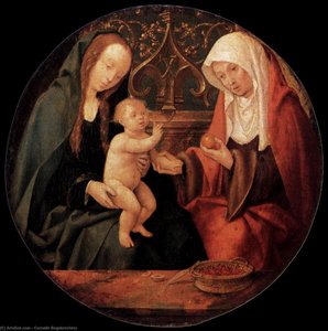 Virgin And Child With St Anne — Cornelis Engebrechtsz