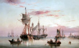 Vessels At Sea — Henry Redmore