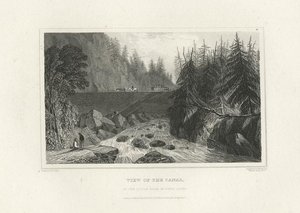 View Of The Canal, At The Little Falls Mohawk River — William Guy Wall