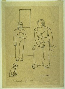 Saltimbanks — Carlo Carrà, Futurism