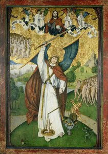 The Last Judgment (archangel Michael Judging Souls) — The Younger Zurich Carnation Master [nelkenmeister]