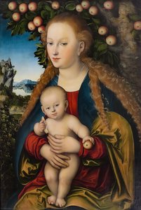 D.a. Virgin And Child - - — Lucas Cranach The Elder, German Renaissance
