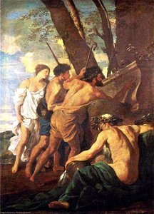 Shepherds Of Arcadia — Nicolas Poussin, Classical Baroque