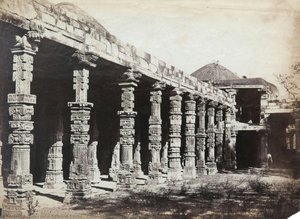 Colonnade At The Qutub Minar — John Edward Saché