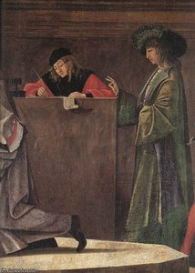 The Ambassadors Depart (detail1) — Vittore Carpaccio