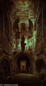 Interior Of Soane Museum — Joseph Michael Gandy
