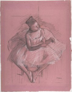 Seated Dancer — Edgar Degas