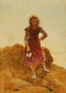 A Mussel Gatherer — Hector Caffieri
