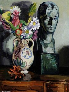Still Life With A Bust Of Vanessa Bell — Duncan Grant