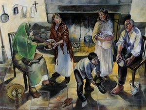 In the Kitchen at Quétivel Mill