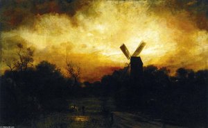 Sunset At East Hampton — Charles Henry Miller