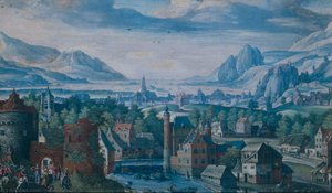 Landscape With The Story Of Jephthah"s Daughter, Jacob Savery (i), 1580 - 1589 — Jacob Savery (i)