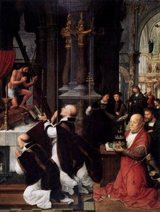 Mass Of St Gregory — Adriaen Isenbrant