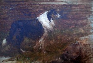 Collie, (painting) — William Henry Howe