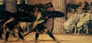 A Pyhhric Dance — Lourens Alma Tadema