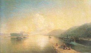 Volga Near Zhigulevskie Hill — Ivan Konstantinovich Aivazovsky