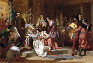 Much Ado About Nothing — Alfred Elmore