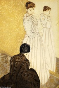 The Fitting — Mary Stevenson Cassatt