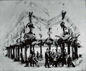 Study For Luxembourg Scene — Jean Hélion