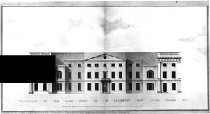 Elevation Of The Back Front Of His Majesty — James Austin Johnson